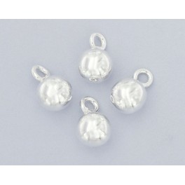 925 Sterling Silver 8 Ball Charms 5 mm.