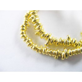 Karen hill tribe 24k Gold  Vermeil Style  120 Irregular Beads