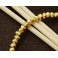 Karen hill tribe Gold Vermeil Style  20 Facet Rondelle Beads 3.3x2 mm.