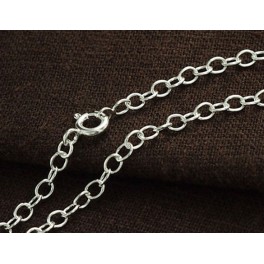 925 Sterling Silver Cable Chain Bracelet 3x3.7 mm. 7 inches