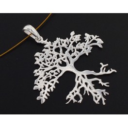 1 of 925 Sterling Silver Tree of Life Pendant 36x38mm.