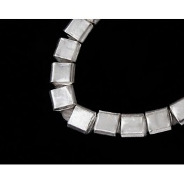 Karen Hill Tribe Silver 15 Cube Beads 3.5x3.2mm.