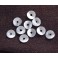 Karen Hill Tribe Silver 15 Brushed Curve Disc Beads 7x0.8mm.
