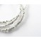 Karen Hill Tribe Silver 300 Faceted Seed Beads 1.4 mm.13 inches