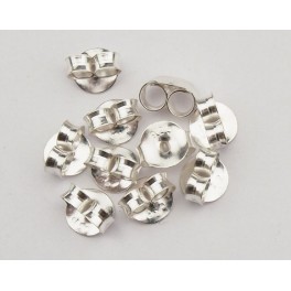 10 pairs of 925 Sterling Silver Butterfly Earring Backs Findings.