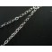 925 Sterling Silver Link Chain 1.5x2.5 mm. 40 inches