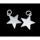 925 Sterling Silver  2 Star Charms 14.5 mm.