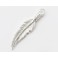 925 Sterling Silver 4 Feather Charms  5x23.5mm.