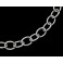 925 Sterling Silver Chain Link 5x7 mm.,12 inches