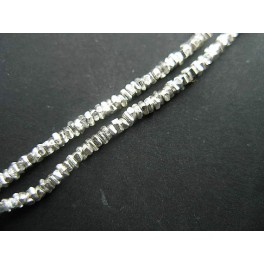 Karen Hill Tribe Silver 160 Little Stick Beads 1.5x0.8 mm.