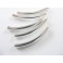 925 Sterling Silver 10 Curve Beads 2.5x20 mm.