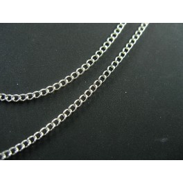 925 Sterling Silver Link Chain 1.8x2 mm. 40 inches