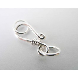 925 Sterling Silver 6 Clasps 15 mm.