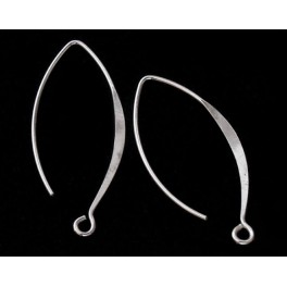925 Sterling Silver 5 pairs of Ear Wires 12x28 mm.
