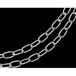 925 Sterling Silver Link Chain 3 x 5 mm. 30 inches