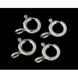 925 Sterling Silver 10 Trigger Ring Clasps 6 mm.