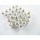 925 Sterling Silver 30 Round Beads 4 mm.