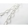 925 Sterling Silver Link Chain 4 x 6.5 mm. 18 inches