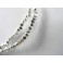 Karen Hill Tribe Silver 220 Faceted Seed Beads 1.8x1 mm.13 inches