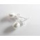 925 Sterling Silver Brushed Round Stud Earrings 6mm.