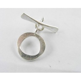 Karen Hill Tribe Silver 2 Toggles 12mm.