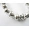 Karen Hill Tribe Silver 4 Shell Beads 8x8.3 mm.