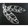 925 Sterling Silver Leaf Earrings 16x46mm. Brushed Finished