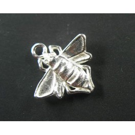 1 of 925 Sterling Silver Bee Pendant 13x16mm.