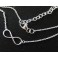 925 Sterling Silver Infinity Chain  Necklace 16 - 17 inches adjustable