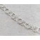 925 Sterling Silver Twisted Oval Link Chain 3x3.5 mm. 24 inches