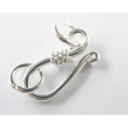 925 Sterling Silver 2 Clasps 18mm.