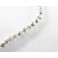 Karen Hill Tribe Silver 20 Faceted Beads 3.8x2.5 mm.