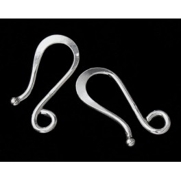925 Sterling Silver 4 Clasps 19mm.