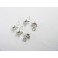 925 Sterling Silver 10 Star Charms 4.5mm.