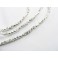 Karen Hill Tribe Silver 180 Facet Beads 1.5 mm. 13inches