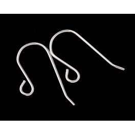 925 Sterling Silver 8 pairs Earring Wires 8x20mm.
