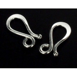 925 Sterling Silver 4 Clasps 15.5mm.