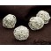 Kare Hill Tribe Silver 4 Wire Ball Beads 11-11.5 mm.