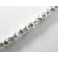 Karen Hill Tribe Silver 30 Faceted Beads 3.6x2.3 mm.