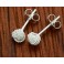 925 Sterling Silver  2 pairs of tiny Twist Wire Love Knot Stud Earrings