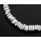 Karen Hill Tribe Silver 20 Free form  Disc Spacer Beads 4.5x1.4 mm.
