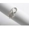 925 Sterling Silver 1.2mm. Twisted Rope Ring - Infinity design
