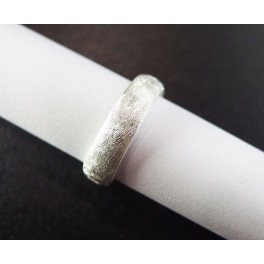 925 Sterling Silver Brushed Band Ring 5 mm.