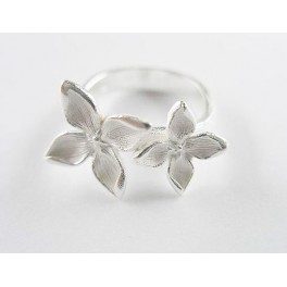 925 Sterling Silver flower Ring