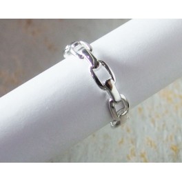 925 Sterling Silver Band Ring - Chain Design