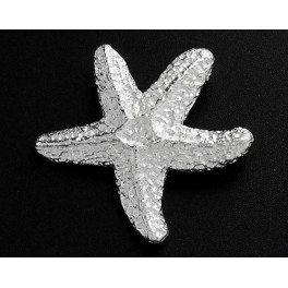925 Sterling Silver Starfish Pendant 19.5mm.