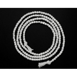 Karen Hill Tribe Silver 200 Little Plain Spacer Beads 1.5x1.8mm. 13.5 inches