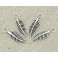 925 Sterling Silver 10 Feather Charms  5x15mm.
